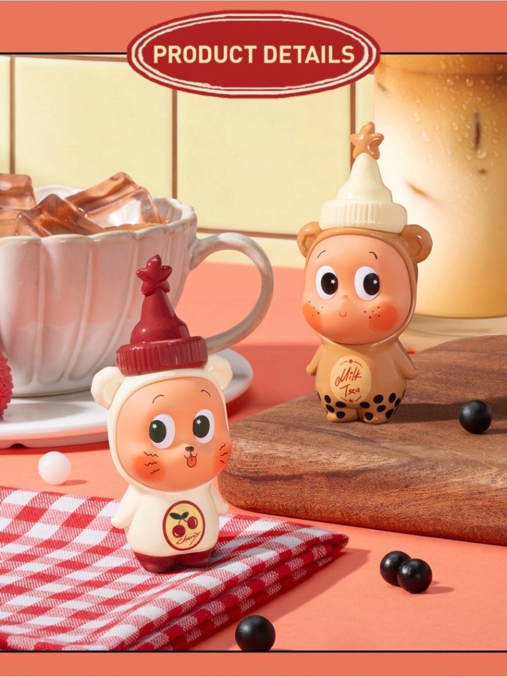 NIB Twinkle Twinkle Bubble Tea & Cherry Iced Tea Figure - Picture 9 of 10